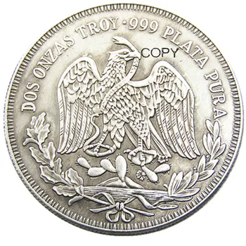 MX (01) Мексико Панчо Вила-2 грама-една сребърна монета с рядка копиране 1