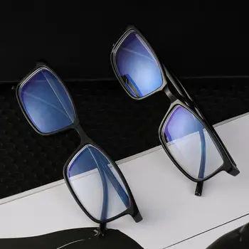 Нова мода-1,00 ~-4,0 Диоптъра Бизнес Очила за грижа за Очите и Синьо Фолио Очила за Късогледство Ультралегкая Смола