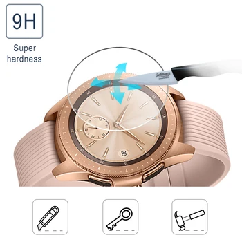 Защитен калъф За Samsung Gear S3 Watch3 защитно фолио за Samsung Galaxy Watch 42 мм и 46 мм, екран от закалено стъкло 5