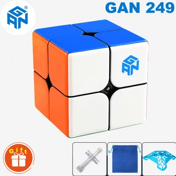 GAN249 V2 2x2x2 Магически Куб на Рубик 2×2 Статия Пъзел Професионален Gan 2x2 Непоседа Детска Играчка Безплатна Доставка Оригиналния Rubix Cubo