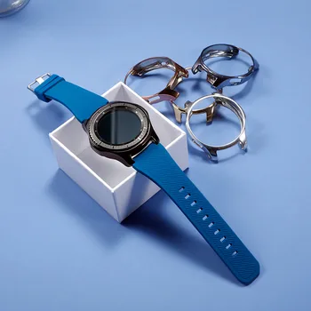 Калъф + каишка За Samsung Galaxy watch 46 мм 42 мм Gear S3 S2 Frontier смарт часовници аксесоари Спортен гривна кореа 20 мм, 22 мм и каишка 3