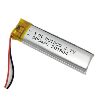 батерия 801350 Интелигентен заключване 500 ма Записывающая дръжка във формата на ленти на батерията 0