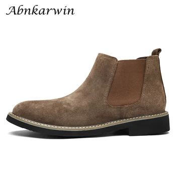 Abnkarwin/Мъжки Велурени обувки на 