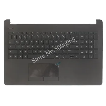 Немска клавиатура за лаптоп HP 250 G6 255 G6 256 G6 258 G6 TPN-C129 TPN-C130, за да Проверите за свободни ръце на Горния Капак, без допир