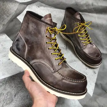 Бърза доставка, Размер 35-49 Супер качествени обувки от естествена италианска телешка кожа, ръчна изработка на Goodyear с прорези