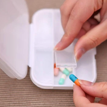 8 Мрежи Органайзер Контейнер За Таблетки Пътна Кутия За Хапчета Малка Кутия За медицински Инструменти Преносим Контейнер За Лекарства