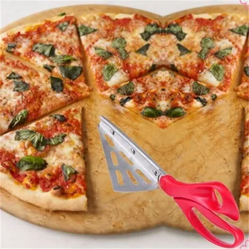 Професионална Ножица За Пица От Неръждаема Стомана Лопата За Пица Нож За Хляб Инструменти За Печене На Пица Кухненски Ножици