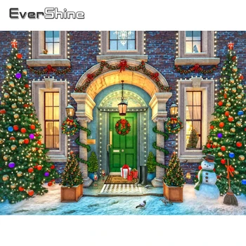 Evershine Диамантена Боядисване на Къща Диамантена Бродерия Зимни Пейзажи от Комплекти За Бродерия Бод Мозайка 5D САМ Ръкоделие Коледен Подарък
