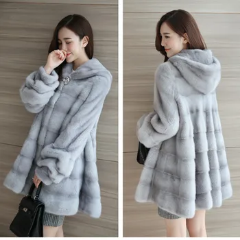 Дамски палта от естествена норка, дамско палто от естествена кожа на норка, дълго палто от естествена кожа, дамски зимни дрехи оверсайз 6xl 5xl 7xl, кожени палта от естествена кожа