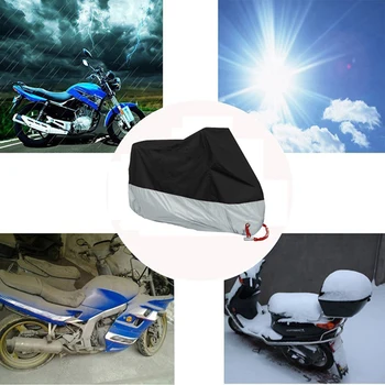 Мотоциклет Калъф От Плат, UV-Протектор, Прахоустойчив, Водоустойчив, Предотвратява Появата на Сняг ЗА Honda cb1000r biz 125 goldwing gl1800 shadow 600 vt 1
