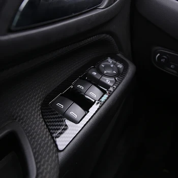 My GoodCar ABS Врата копчето на Притежателя Бутон за Вдигане на Прозорец Премина Защитник Формоване Гарнитура Тампон За Chevrolet Equinox 2017 2018