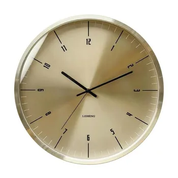 Скандинавските Метални Стенни Часовници Златни Модерни Часовници Начална Дневна Голям Луксозен часовников Механизъм 
