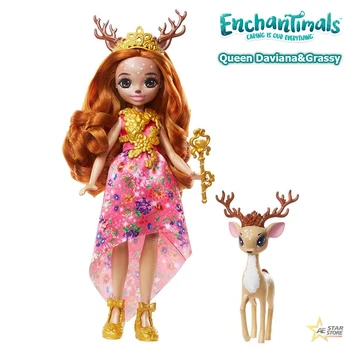 Кукли Enchantimals Majestic-Кралицата на Дэвиана и Граси, Рай и Rainbow, Юнити и Степпер