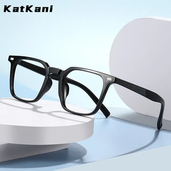KatKani Мъжете и жените Анти-синята светлина на Големи Очила в Рамки TR Модерни Декоративни Очила в Рамки очила За Късогледство Оптични очила в Рамки K280