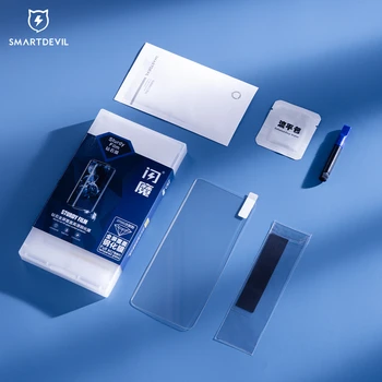 SmartDevil Refill Pack за Samsung Galaxy S22 Ултра UV Напълно Склеенный Протектор на Екрана е Закалено Стъкло Без Инструмент