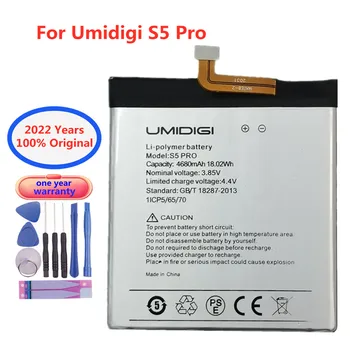 2022 година Нова Оригинална Батерия UMI 4680 ма За Мобилен Телефон UMI Umidigi S5 Pro Сменяеми Батерии, Батерия Bateria 