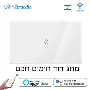 WiFi Ключ Бойлер Smart Life, Sasha Приложение Бойлер 16А Дистанционно Гласово Управление Израелски Стандарт Алекса Google Home Функция за Синхронизация