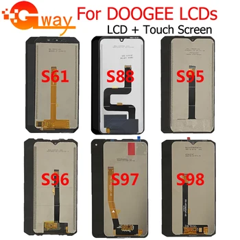 За DOOGEE S98 S88 Pro LCD дисплей с сензорен екран Дигитайзер възли За Doogee S96 Pro Дисплей S61 S95 S97 PRO LCD дисплей с сензорен екран
