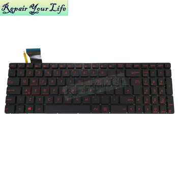 Нов GB Евро компютърни клавиатури осветление Великобритания клавиатура с подсветка за Asus ROG GL552 GL552VL GL552VW GL752 GL771 G551 GL551 G58 ZX50 5