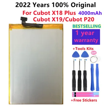 Оригинален За Cubot X18 Plus Батерия 4000 mah Висок капацитет Сменяеми батерии За Cubot X19 Cubot P20 Батерията в наличност + Инструменти 0